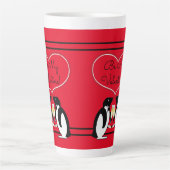 Champagne Penguins Milchtasse (Vorderseite)