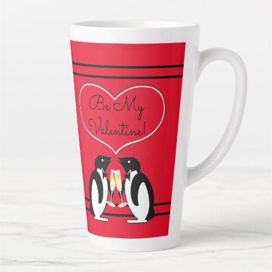 Champagne Penguins Milchtasse (Rechts)