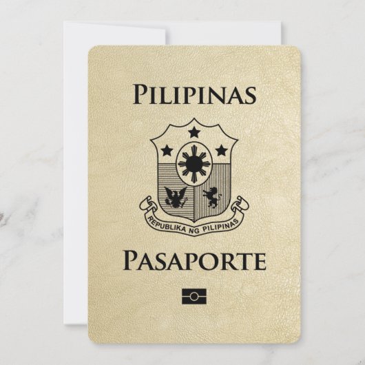 Champagne Philippines Pass Save the Date (Vorderseite)