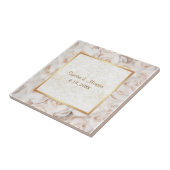 Champagne Pink Rose Elegance Fliese (Seite)