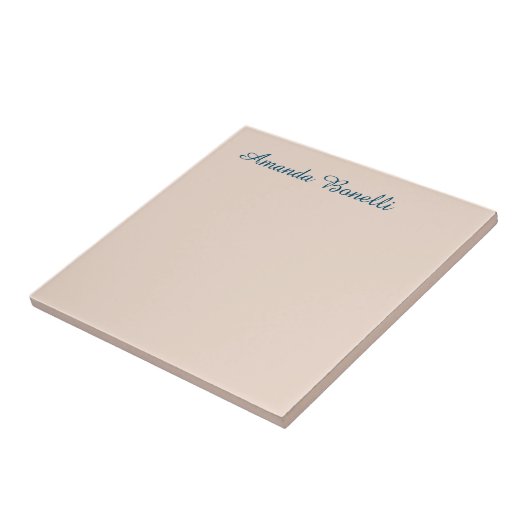 Champagne Pink Schlicht Einfach Minimalistisch mod Fliese (Seite)