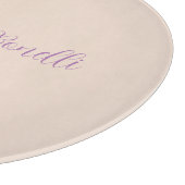 Champagne Pink Schlicht Einfach Minimalistisch mod Schneidebrett (Ecke)