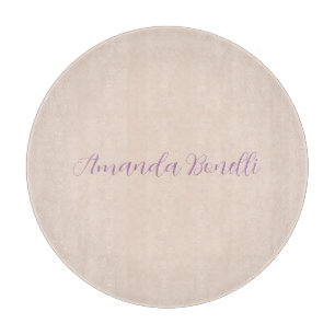 Champagne Pink Schlicht Einfach Minimalistisch mod Schneidebrett