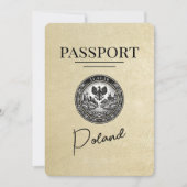 Champagne Polen Pass Save the Date (Vorderseite)