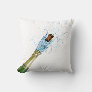 Champagne Popping Kissen