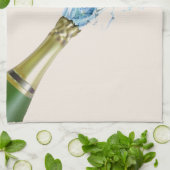 Champagne Popping Küchentuch (Gefaltet)