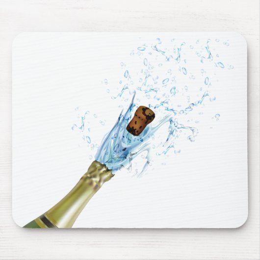 Champagne Popping Mousepad (Vorne)