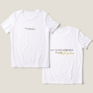 Champagne-Probleme Damen T-Shirt Tri-Blend Shirt
