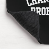 Champagne Problems Funny Quote Day Drinking Birthd Mousepad (Ecke)