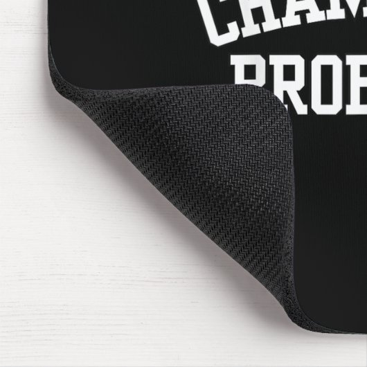 Champagne Problems Funny Quote Day Drinking Birthd Mousepad (Ecke)