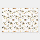 Champagne Prosecco Lover Geschenkpapier Set (Vorderseite)