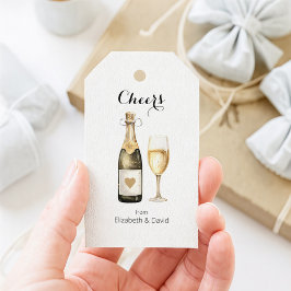 Champagne Prosecco Lover Herzlich Willkommen Geschenkanhänger