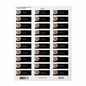 CHAMPAGNE Rose Hochzeitadresse (Vorne)