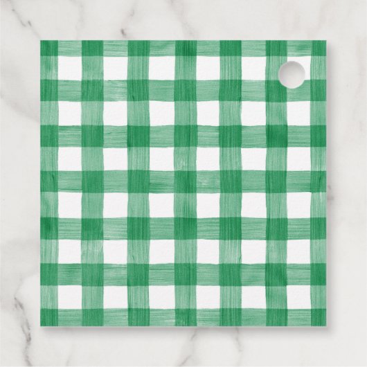 Champagne Santa Gift Tag Geschenkanhänger (Rückseite)