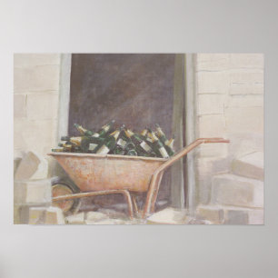 Champagne-Schubkarre 1985 Poster