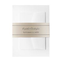 Champagne Schwarze formelle elegante Skript Hochze