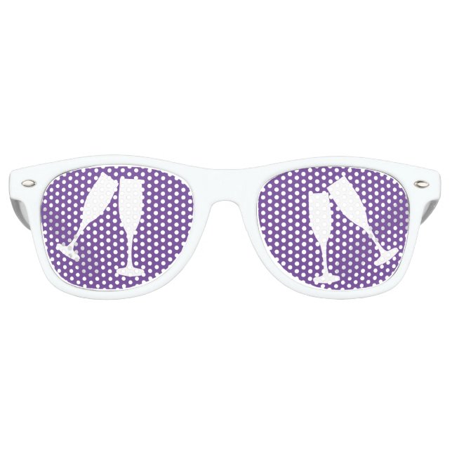 Champagne Shades Partybrille (Vorderseite)