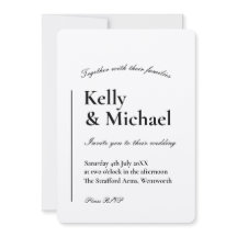 Champagne Shimmer Typografy Wedding