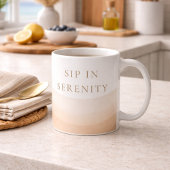 Champagne Shore Calm Classic Mug, 11 oz Kaffeetasse