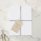 Champagne Simple Wedding Gift Tags Geschenkanhänger (Mit Garn)