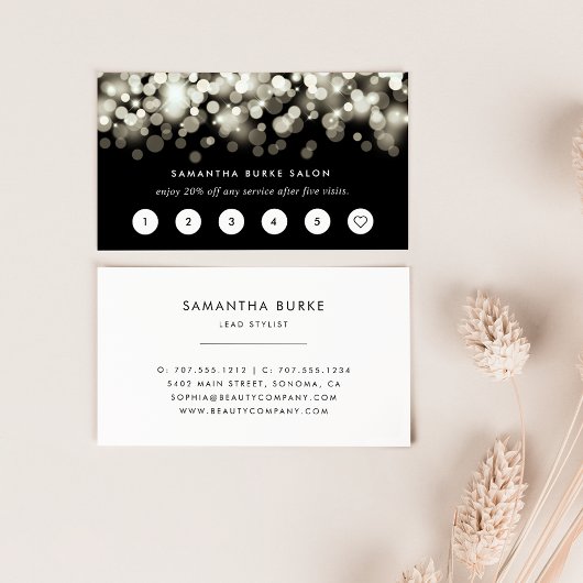 Champagne Spark Loyalty Cards Treuekarte