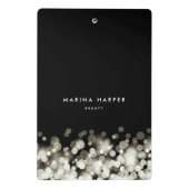 Champagne Spark Personalisiert Mini Klemmbrett (Rückseite)