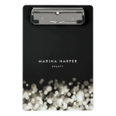 Champagne Spark Personalisiert Mini Klemmbrett (Vorderseite)