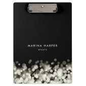 Champagne Spark Personalized Klemmbrett (Vorderseite)