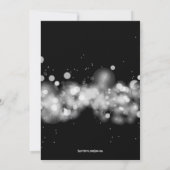 Champagne Sparkle 21. Geburtstag Party Einladungen (Rückseite)