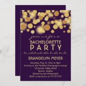 Champagne sprudelt einladung (Vorne/Hinten)