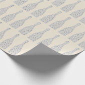 Champagne Swarovski Crystals Diamond Flaschen Elfe Geschenkpapier (Ecke)