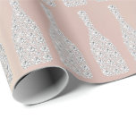 Champagne Swarovski Kristalle Diamond Flaschen Pea Geschenkpapier<br><div class="desc">Glam und Chic Wrapping Paper für viele Anlässe wie Geburtstag,  Jubiläum,  Hochzeit,  Brautparty,  neue Arbeit,  neue Zuhause,  Corporate Party,  Ruhestand Party,  neues Baby..</div>