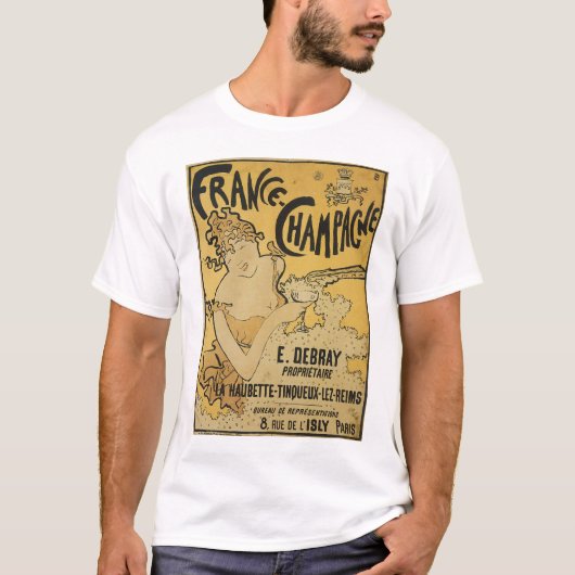 Champagne T-Shirt (Vorderseite)