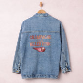 Champagne Taste Killer Dink - Rose Gold Pickleball Jeansjacke (Hangar)