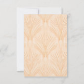 Champagne Tastes RSVP Card (Rückseite)