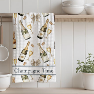 Champagne Time Prosecco Liebhaber Geschirrtuch