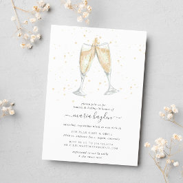 Champagne Toast | Brunch & Bubbly Brautparty Einladung
