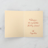 Champagne Toast  Feiertagskarte (Innenseite)