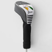 Champagne Toast Groom Golf Headcover (angewinkelt)