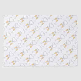 Champagne Toast Heart Seidenpapier