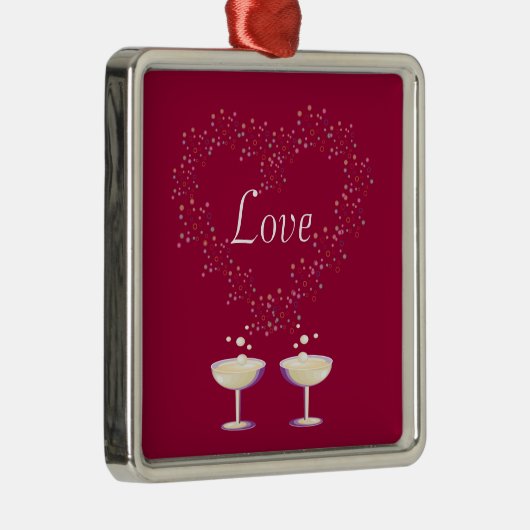 Champagne Toast Ornament (Rechts)
