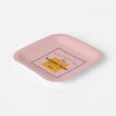 Champagne Toast Pappteller (Gewinkelt)