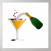 Champagne Toast Poster (Vorne)