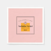 Champagne Toast Serviette (Vorderseite)