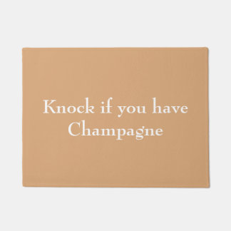 Champagne-Tür-Matte Fußmatte