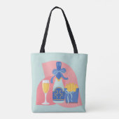 Champagne und Fries Bougie Tasche (Rückseite)