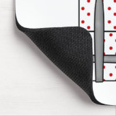 Champagne und Geschenke Mousepad (Ecke)