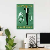 Champagne Vintage Poster (Heimbüro)