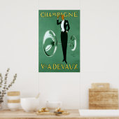 Champagne Vintage Poster (Küche)
