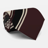 Champagne-Wein und BlackBerry-gestreifte Krawatte (Gerollt)